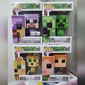 Minecraft Funko Pop Lot